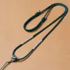 Cordão para Pingente de Colar, Fio de Colar Ajustável Trançado à Mão para Buda de Jade, Pingente de Jade, Jadeíta e Pingentes de Pedras Preciosas, Fio Vermelho