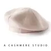 Boina de Caxemira 2026 Outono/Inverno Nova Moda Versátil Quente Proteção para Ouvidos Anti-Frio Chapéu de Tricô
