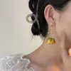 Aretes de Flor Originales para Mujer, Aretes de Flor con Borla Exagerada Micro-pavimentados con Circonita, Versátiles Aretes Largos de Rosa