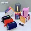 Bs-03 Altavoz Bluetooth RGB con Efecto de Luz de Colores Bolso de Hombro Portátil para Exteriores Subwoofer Tarjeta Inalámbrica Altavoz Pequeño