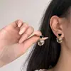 Exquisitos Pendientes de Corazón Negro Diseño de Nicho Gama Alta 2025 Nuevo Estilo Caliente Pendientes Únicos para Mujer