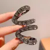 Pinza para el pelo en forma de V para coleta alta, Pinza para el pelo de alta gama, Pinza para fijar el moño, Nuevo accesorio para la cabeza con clip de pedrería