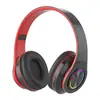 Headset Bluetooth Montado na Cabeça, Headset para Jogos de Computador, Baixa Latência, Iluminação RGB Gradiente, Bateria de Ultra Longa Duração, Headset DIY