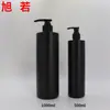 Em estoque Garrafa de Shampoo 1000ml Doméstica Grande Capacidade Garrafa de Gel de Banho PE Cilíndrica Subnoodle Garrafa de Hospital