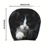 Funda de reposacabezas de coche de dibujos animados linda, funda de cojín de coche de animales, funda de almohada para cuello de coche suave