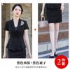 Traje profesional de manga corta para mujer Temperamento Diosa Gerente de joyería Gerente de esteticista Ropa de trabajo para recepción de hotel