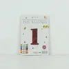Venta al por mayor estilo INS comercio electrónico transfronterizo 16 pulgadas Exquisitamente empaquetado digital empaque individual de tarjeta de papel globos de papel de aluminio, versión delgada americana