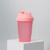 ¡Guau! Taza de Agua Deportiva de Plástico Portátil Conveniente, Vaso Mezclador de Proteínas en Polvo para Fitness al Aire Libre, Personalizable con Impresión de Logo