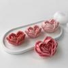 Molde de Flor de Amor Flor de Rosa Aromaterapia DIY Flor Sabonete Artesanal Gotejamento de Goma Gesso Vela Molde de Silicone