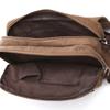 Bolso bandolera de hombro para hombre y mujer, venta al por mayor de fábrica, para turistas, con cremallera de color sólido, bolso informal de moda individual