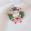 Broche de Corona de Navidad Personalizado de Moda Europea y Americana, Accesorio Versátil para Traje, Ramillete para Mujer, Pin de Solapa, Accesorio para Ropa