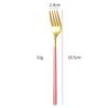 Cuchara Redonda de Moda para Uso Doméstico, Cuchara de Acero Inoxidable 304, Cuchara Creativa para Postre de Helado, Cuchara Mezcladora de Estilo Coreano con Mango Largo
