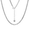 Collar de Cola de Fénix Brillante de Plata Esterlina s925 para Mujer Diseño de Lujo Ligero Sentido Cadena Clavícula Cadena Italiana Desnuda Cadena de Collar Venta al por Mayor