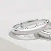 Anel de Casal Gato e Peixe Novo Design de Nicho Desenho Animado Anel Aberto Prime Anel Original Fofo Coração de Menina