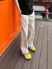 Venda Direta do Fabricante: Calças Masculinas Trendy de Secagem Rápida Estilo Americano, Calças Casuais Levemente Flare, Calças Longas Retas de Trabalho Únicas de Caimento Solto