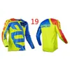 Traje de Carrera de Manga Larga Bicicleta de Montaña Campo Traviesa Secado Rápido Camisa Cultural Tld Traje de Descenso Fox Traje de Ciclismo Superior
