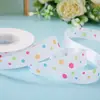 Cintas de Dibujos Animados Coloridas Listas para Usar del Fabricante, Material de Poliéster Juguetón y Lindo con Cintas para Decoración de Pasteles y Empaque de Regalo