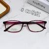 Gafas para Miopía con Montura Roja de Tr90 para Mujer, Monturas de Gafas Cuadradas Pequeñas Retro, Monturas de Gafas de Tr90 para Hombre, Montura Pequeña