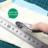 Rueda espaciadora de cuero Rueda de corte y rayado Rueda de tela no tejida hecha a mano para costura de ropa DIY Rueda de rayado