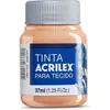 Tinta para tecido fosca 37ml Pêssego