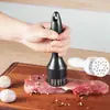 Ablandador de muslos y alas de pollo, aguja ablandadora de carne, martillo ablandador de carne, aguja ablandadora de carne para bistec y barbacoa de cocina, aguja para dar sabor a la carne