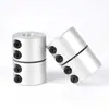 Acoplamiento Rígido de Aleación de Aluminio Grabador Motor Paso a Paso Servo Tornillo de Avance Alto Par Acoplador Rígido Integrado