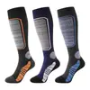 Calcetines de esquí transfronterizos, de tubo alto, unisex, absorbentes de sudor, engrosados, cálidos, calcetines para senderismo y montañismo al aire libre, calcetines de nieve