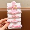 Crianças alta elástico Rubber Band Merlotti Corda de cabelo Intestino delgado Hair Band Girl Hair Rope Hair Band Headwear