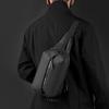 WEPOWER nueva bolsa de pecho USB para hombre moderna de gran capacidad portátil bandolera moderna simple de negocios