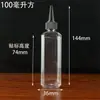 Botella de Plástico Spot 20/80/100ml Pet Punta Transparente Pintura Loción Botella Exprimidora Boca Pequeña Botella Dispensadora de Líquido