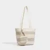Bolso Grande Tejido de Paja para Mujer 2026 Nuevo Estilo Bolso de Hombro Versátil Bolso de Mano de Moda Cesta Tote Bolso Tejido