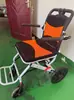 Silla de ruedas plegable ligera lista para enviar, pequeña y portátil, adecuada para personas mayores, fácil de empujar, ideal para viajes, salidas y uso doméstico