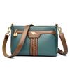 Bolso de mujer nuevo 2024 bolso de mensajero mujer de mediana edad bolso de madre pequeño bolso cuadrado bolso de hombro mujer una generación de cabello