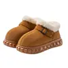 Venta de liquidación: Pantuflas de Algodón con Suela Gruesa para Mujer, Uso en Interiores en Casa, Engrosadas, Cálidas, Felpa, Antideslizantes, Resistentes a Olores, Pantuflas de Algodón para Mujer