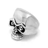 Anillo de acero inoxidable con calavera personalidad no convencional anillo de dirección masculino joyería de Halloween SA873