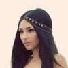 Accesorios para el cabello retro europeos y americanos con borlas, banda para el cabello con cadena de perlas, moda, tocado nupcial, accesorios para el cabello étnicos bohemios