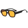 Gafas de Sol Retro de Doble Puente con Rayas Verticales para Mujer Europeas y Americanas de Alta Gama Ins Gafas de Sol Gafas de Sol Protector Solar Gafas de Sol de Moda