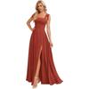 Vestido de Noche Nuevo de Verano y Otoño 2026 para Mujer de Amazon Transfronterizo, Elegante Vestido Largo con Tirante Ajustable, Vestido de Banquete