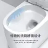 Vaso Sanitário Doméstico Original de Borda Reta Sem Sulcos, Diâmetro Grande, à Prova de Inundação, Resistente a Sifão, Anticongelante, Assento de Vaso Sanitário Universal