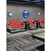 Sala de Billar Sofá de Alta Gama para Espectadores Habitación de Billar de Negocios Asiento para Espectadores de Billar Asiento Especial de Sofá Sala de Ping Pong No