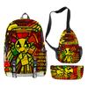 2024 Transfronterizo Nuevo Conjunto de Tres Piezas Dandy's World Series de Mochilas Escolares para Estudiantes, Mochilas para Niños y Mochilas