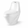 Vaso Sanitário Cerâmico Peça Única Descarga Direta Vaso Sanitário Integrado Residencial Descarga Potente Economizador de Água Fácil de Limpar Engenharia Atacado