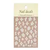 Redanco5D En relieve Popular Dibujo Animado Pegatina para Uñas Concha Luz Flor Uña Estéreo Pegatina He1421