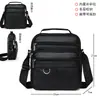 Bolso de Cuero para Hombre, Bolso de Hombro para Hombre de Cuero Genuino, Compartimentos Múltiples, Piel de Vaca de Primera Capa, Bolso Cruzado Multifuncional, Bolso de Hombro de Alta Gama de Gran Capacidad
