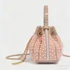 Bolso de Mano de Lujo Ligero Estilo Nuevo para Mujer, Bolso Cubo, Bolso Cruzado de Cadena de Alta Gama Versátil, Bolso de Noche para Mujer