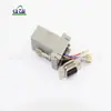 SuPPly Xing Kaitai RJ45-DB9P (6P6C) Conector de Computador, Adaptador Macho e Fêmea