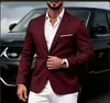 Nueva Chaqueta de Traje Azul Cielo Transfronteriza de Comercio Exterior para Hombre, Talla Grande, Color Sólido, Botón Único, Parte Superior Formal de Negocios