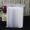 Amostra de saco auto selante transparente de PE espessado tamanho grande pequeno saco plástico de embalagem para roupas boca de vedação para alimentos domésticos saco auto selante