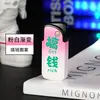 Encendedor Mini Portátil Lindo Creativo de Influencer de Tiktok para Niñas, Llama Abierta, Recargable, Regalo Personalizado para Amigos Moderno