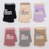 2026 Nuevos Guantes de Punto Cálidos de Medio Dedo para Estudiantes para Escribir para Mujeres, Guantes Lindos y Cálidos